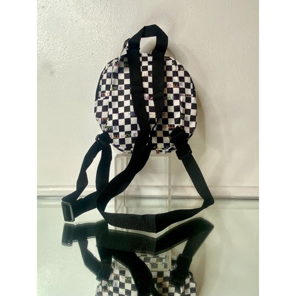 Kendall + Kylie Mini Backpack - Black & White Checkered - Picture 2 of 3